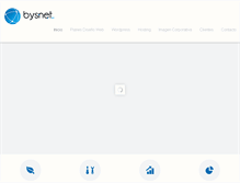 Tablet Screenshot of bysnet.cl